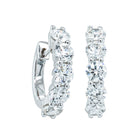 18ct White Gold 1.62ct Diamond Panorama Hoop Earrings - Earrings - Walker & Hall