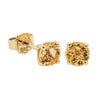 9ct Yellow Gold Citrine Studs - Earrings - Walker & Hall