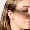 18ct Rose Gold 1.33ct Morganite & Diamond Halo Earrings - Earrings - Walker & Hall