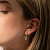 18ct White Gold 1.09ct Aquamarine & Diamond Drop Earrings - Earrings - Walker & Hall