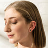 18ct White Gold Emerald Stud Earrings - Earrings - Walker & Hall