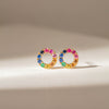 9ct Yellow Gold Prism Petite Stud Earrings - Earrings - Walker & Hall