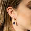 18ct Yellow Gold 5.38ct Tanzanite & Diamond Maya Earrings - Earrings - Walker & Hall