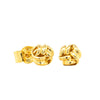 9ct Yellow Gold Mini Double Knot Stud Earrings - Earrings - Walker & Hall