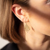18ct Yellow Gold Mai Tai Faceted Bead Drop Earrings - Walker & Hall
