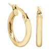9ct Yellow Gold Small Hoops - Earrings - Walker & Hall