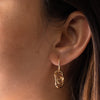 14ct Yellow Gold Triple Circle Hook Earrings - Walker & Hall