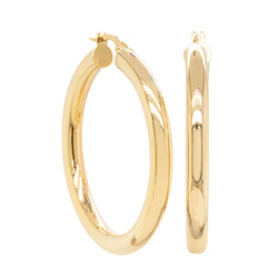 9ct Yellow Gold Cindy Hoops - Walker & Hall
