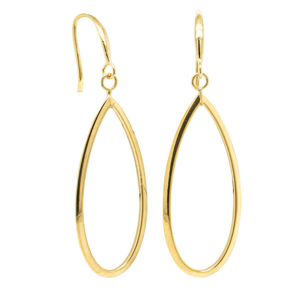 9ct Yellow Gold Mimosa Drop Earrings - Earrings - Walker & Hall