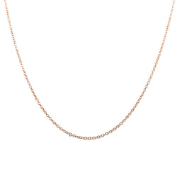 9ct Rose Gold Cable Chain - Walker & Hall