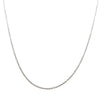 9ct White Gold Cable Chain - Walker & Hall
