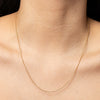 9ct Yellow Gold Cable Chain - Walker & Hall