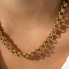 9ct Yellow Gold Round Belcher Necklace - Necklace - Walker & Hall