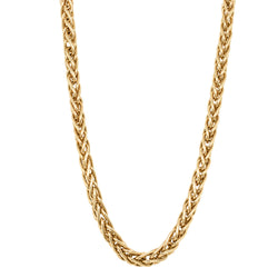 9ct Yellow Gold Fine Wheatsheaf Necklace - Necklace - Walker & Hall