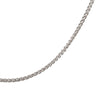 18ct White Gold 1mm Wheat Chain - Walker & Hall