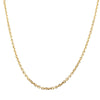 9ct Yellow Gold Bevelled Cable Link Chain - Walker & Hall