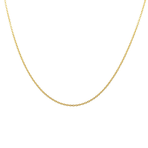 18ct Yellow Gold 1mm Round Trace Chain - Walker & Hall