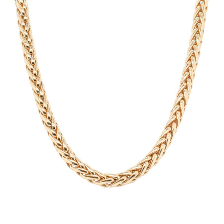 9ct Yellow Gold Foxtail Necklace-Necklace-Walker & Hall