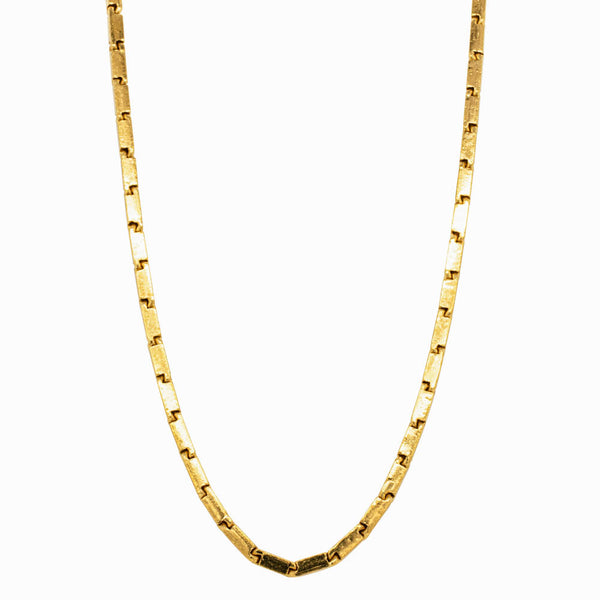 Deja Vu 23ct Yellow Gold Linked Chain - Necklace - Walker & Hall
