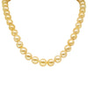 9ct Yellow Gold 9-11mm Golden Pearl Strand - Walker & Hall