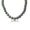 9ct White Gold 11-13mm Black Pearl Strand Necklace - Walker & Hall
