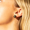 18ct White Gold Tahitian Pearl Stud Earrings - Walker & Hall
