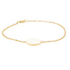 9ct Yellow Gold Mother Of Pearl Gaia Bracelet - Walker & Hall