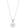 18ct White Gold 14.8mm South Sea Pearl & Diamond Galaxy Pendant - Necklace - Walker & Hall