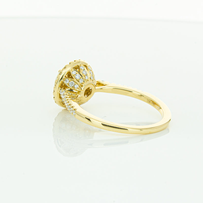 18ct Yellow Gold Opal & Diamond Sierra Ring-Ring-Walker & Hall