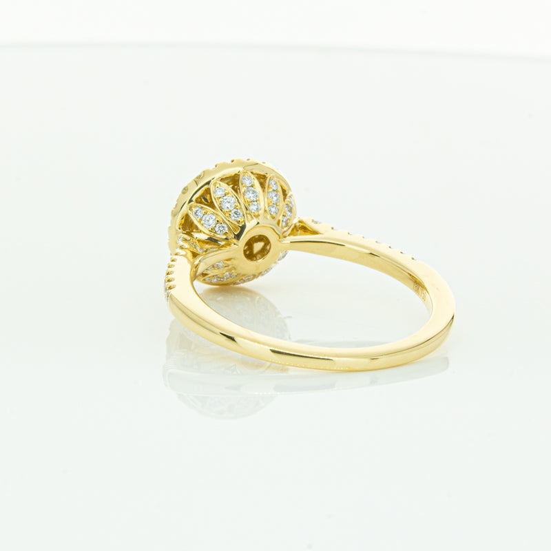 18ct Yellow Gold Opal & Diamond Sierra Ring-Ring-Walker & Hall