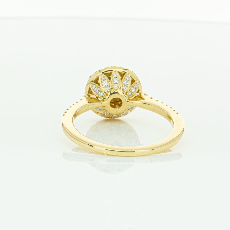 18ct Yellow Gold Opal & Diamond Sierra Ring-Ring-Walker & Hall