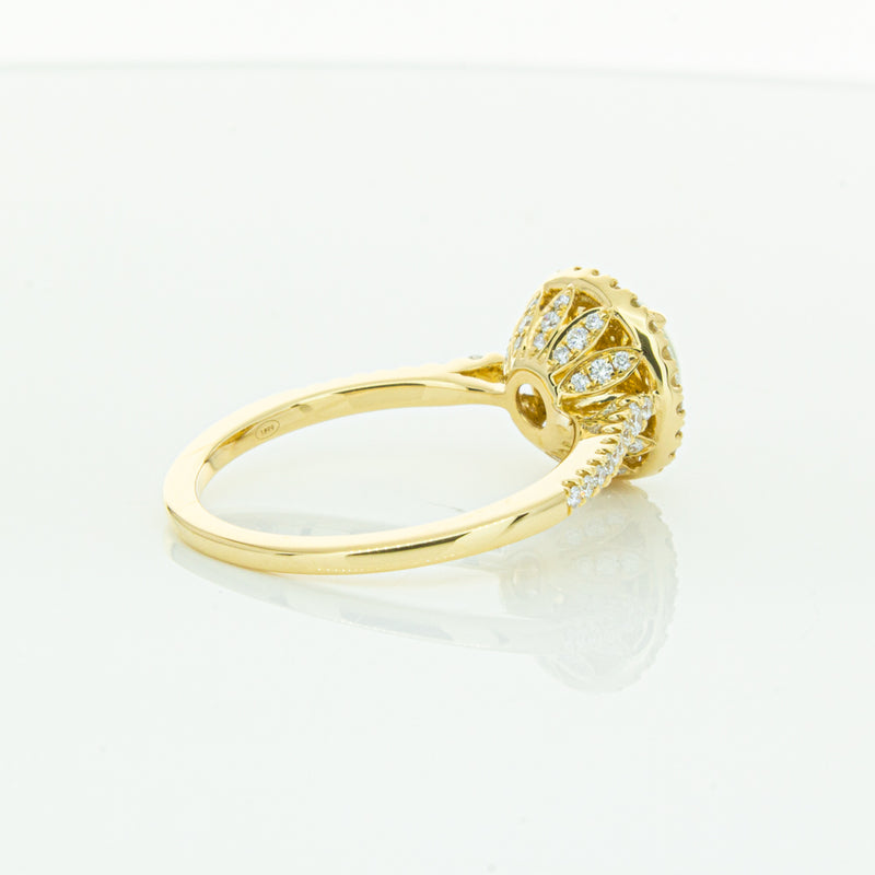 18ct Yellow Gold Opal & Diamond Sierra Ring-Ring-Walker & Hall