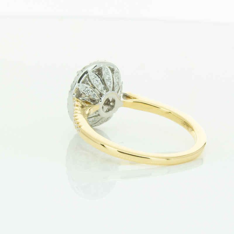 18ct Yellow Gold Opal & Diamond Sierra Ring-Ring-Walker & Hall