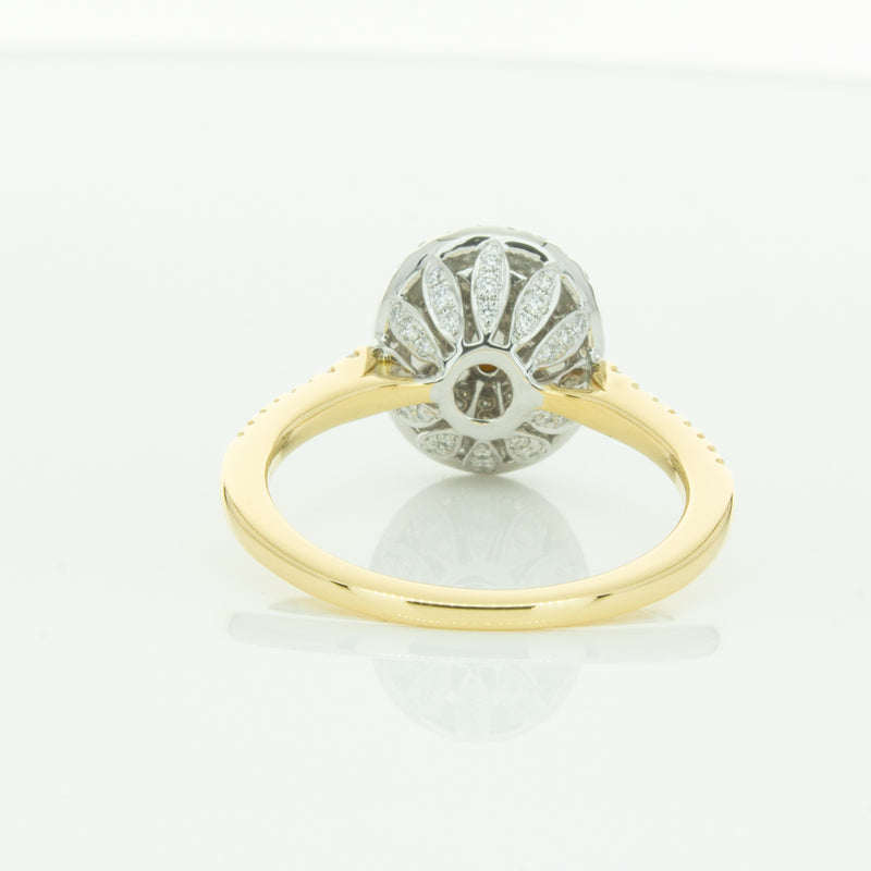 18ct Yellow Gold Opal & Diamond Sierra Ring-Ring-Walker & Hall