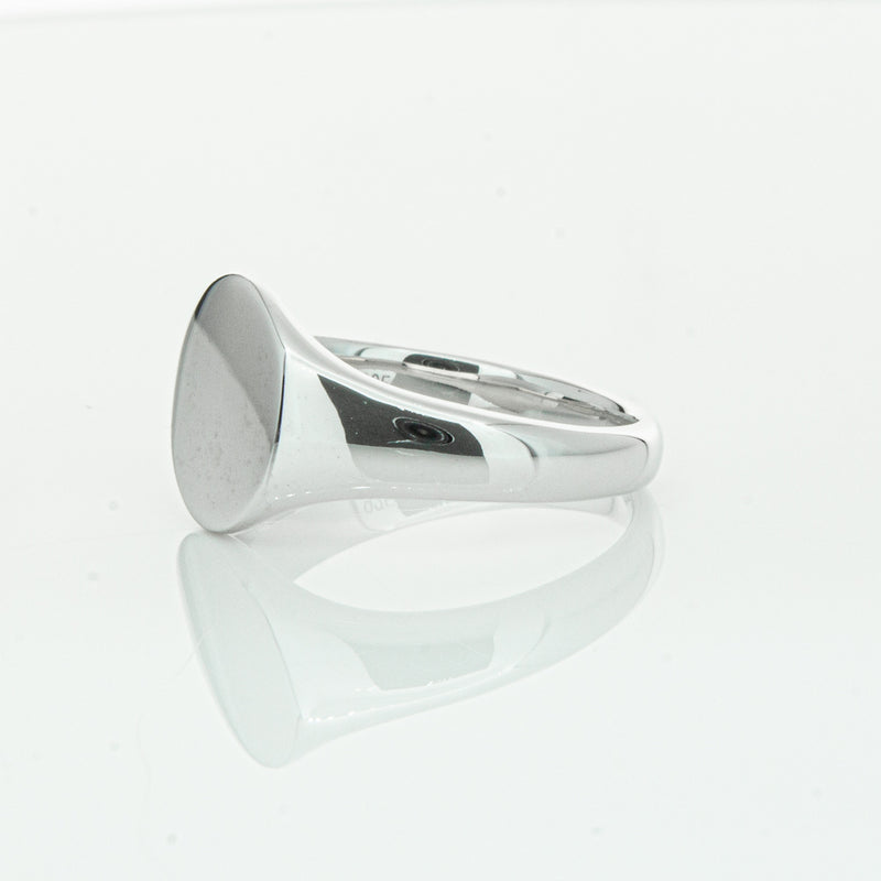 Sterling Silver Classic Signet Ring-Ring-Walker & Hall