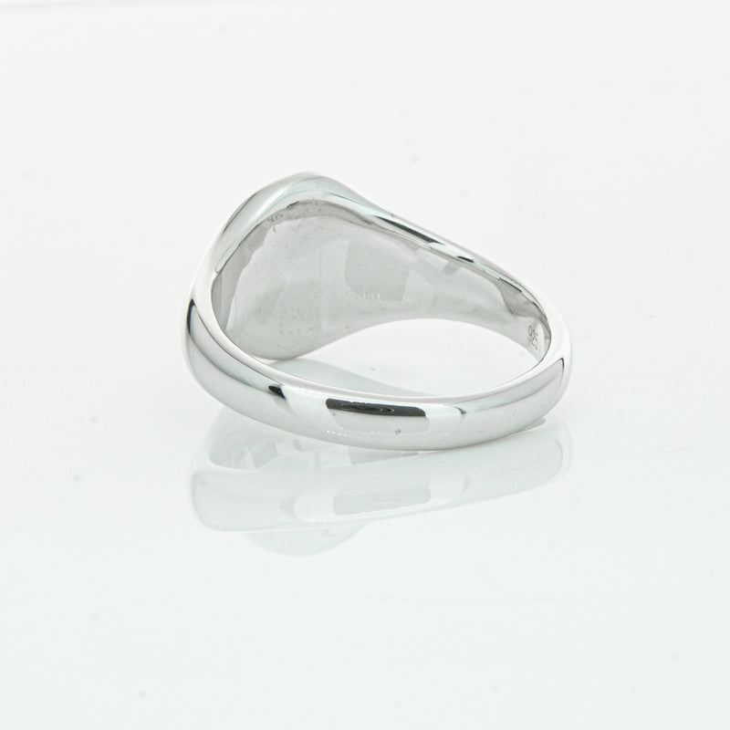 Sterling Silver Classic Signet Ring-Ring-Walker & Hall