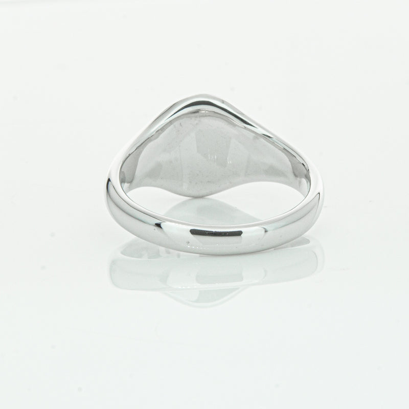 Sterling Silver Classic Signet Ring-Ring-Walker & Hall
