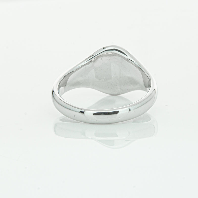 Sterling Silver Classic Signet Ring-Ring-Walker & Hall