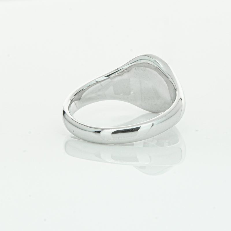 Sterling Silver Classic Signet Ring-Ring-Walker & Hall