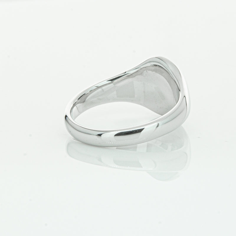 Sterling Silver Classic Signet Ring-Ring-Walker & Hall