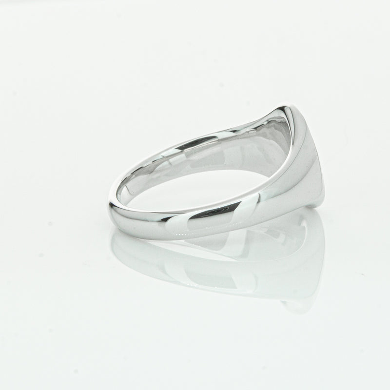 Sterling Silver Classic Signet Ring-Ring-Walker & Hall