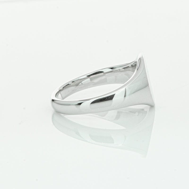 Sterling Silver Classic Signet Ring-Ring-Walker & Hall