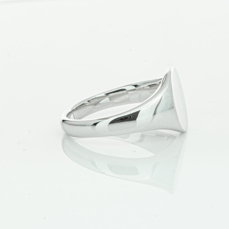 Sterling Silver Classic Signet Ring-Ring-Walker & Hall