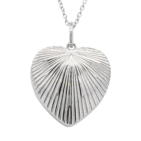 Sterling Silver Guiding Light Heart Locket - Necklace - Walker & Hall