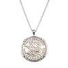 Sterling Silver Shilling Coin Pendant - Necklace - Walker & Hall