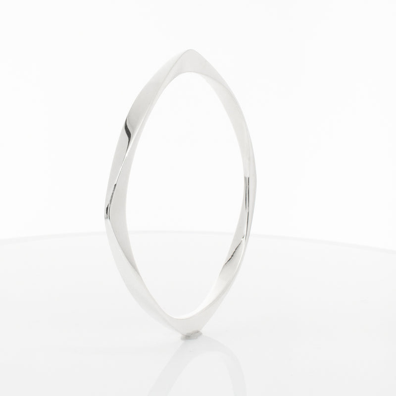 Sterling Silver Eos Bangle-Bracelet-Walker & Hall