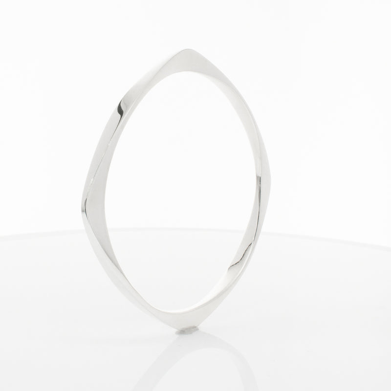 Sterling Silver Eos Bangle-Bracelet-Walker & Hall