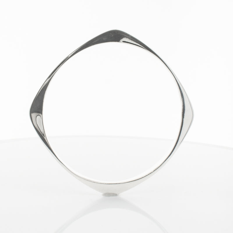 Sterling Silver Eos Bangle-Bracelet-Walker & Hall