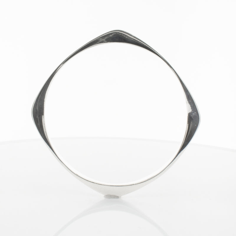 Sterling Silver Eos Bangle-Bracelet-Walker & Hall