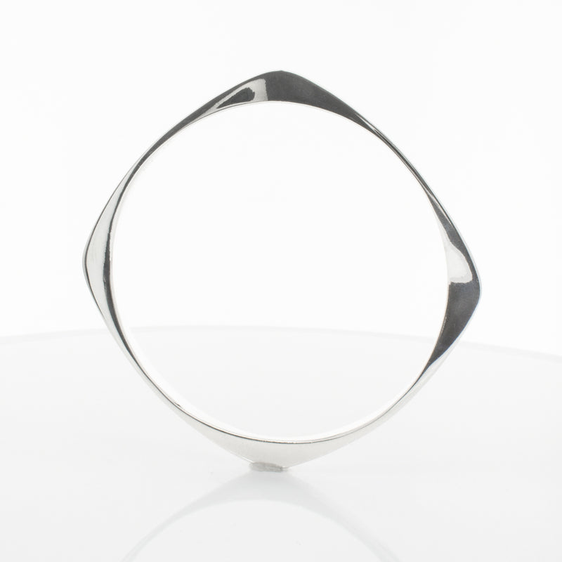 Sterling Silver Eos Bangle-Bracelet-Walker & Hall